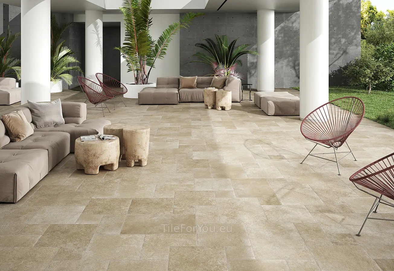 Colorker Loira 44x66 см, porcelanato esmaltado, Espanha, travertino - foto de interior 1