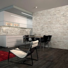 Dado Brickone 7,4x31 см, glazed porcelain stoneware, Italy, brick - interior photo 1 - photo 4