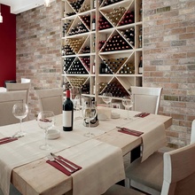 Dado Brickone 7,4x31 см, glazed porcelain stoneware, Italy, brick - interior photo 1 - 3 Dado Brickone 7,4x31 см, glazed porcelain stoneware, Italy, brick - interior photo 1 - photo 3