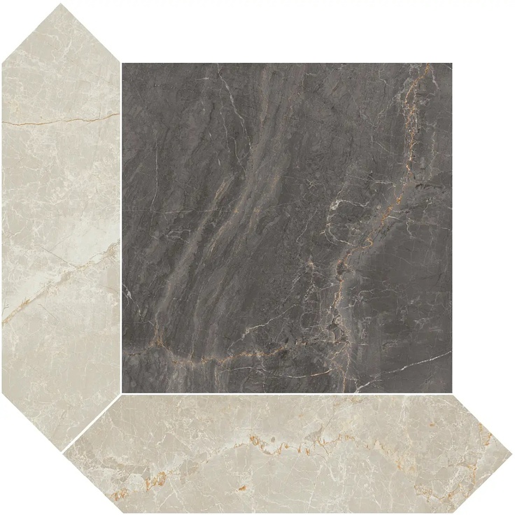 Dado Charme 304186 Mosaico Cassettone Black Ivory Mosaik 31x31 cm, Italien, andere marmorsorten - Foto 1 Dado Charme 304186 Mosaico Cassettone Black Ivory Mosaik 31x31 cm, Italien, andere marmorsorten - Foto 1