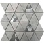 Dado Gare du Nord С000482530 303613_MosaicoTriangoloLightGrey Mozaika 30x34 cm, Itálie, beton - fotografie 1