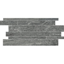 Dado Pietra di Vals С000481887 303494_MosaicoMultiValsDarkRect Mosaik 30x60 cm, Italien, quarzit - Foto 1 - Foto 1