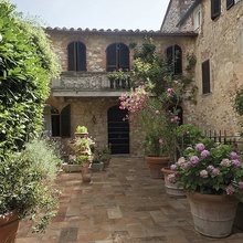 Dado Tavellone 15,3x31 см, glazed porcelain stoneware, Italy, cotto - interior photo 1 - 2 Dado Tavellone 15,3x31 см, glazed porcelain stoneware, Italy, cotto - interior photo 1 - photo 2