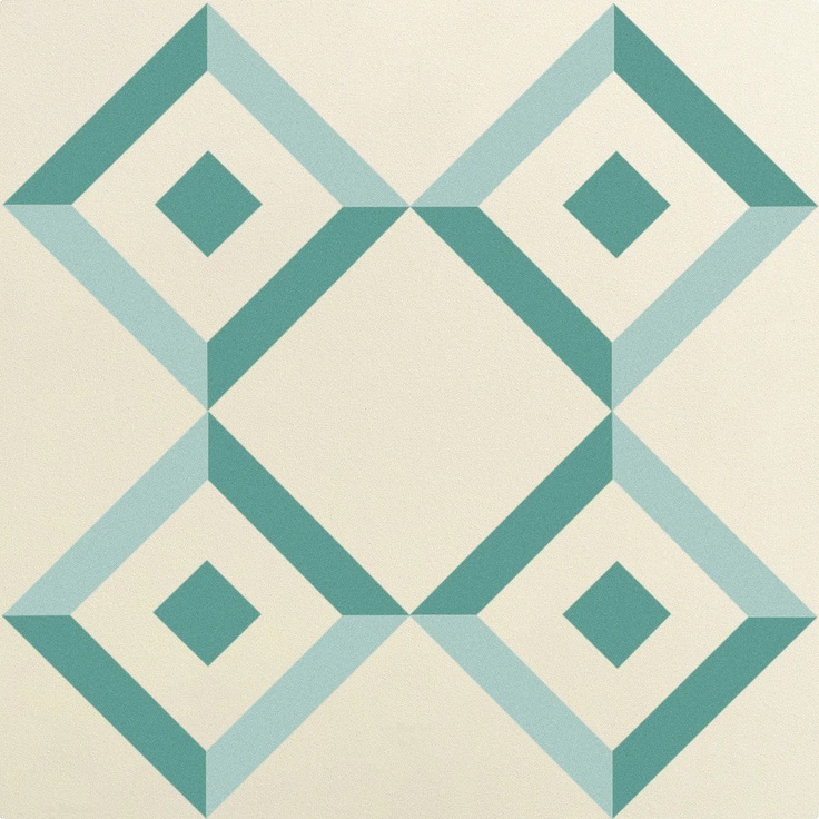Decoratori Bassanesi Quadrille С000629514 QBEAS_AppleSwing porcelain tile 15x15 cm, Italy, hydraulic - photo 1