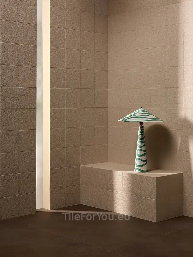 Decoratori Bassanesi Windy 18,5x18,5 см, неглазурованный керамогранит, Италия - фото интерьера 1