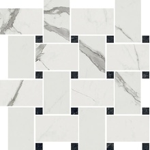 Del Conca Boutique С000553154 G3BO20INS_Intreccio HBO20 Calacatta Shine 30x30 Mozaik 30x30 cm, Italien, kalakatta - foto 1 - foto 1