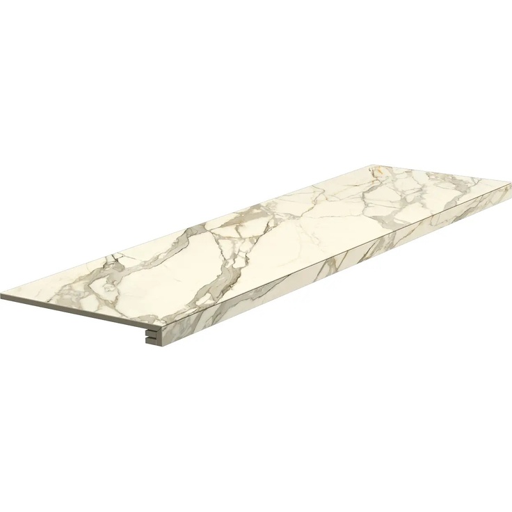 Del Conca Boutique С000553204 G3BO07RG_HBO7 Calacatta Oro Gradone Lineare Rett. 33x120 Step 33x120 cm, Italy, calacatta - photo 1 Del Conca Boutique С000553204 G3BO07RG_HBO7 Calacatta Oro Gradone Lineare Rett. 33x120 Step 33x120 cm, Italy, calacatta - photo 1