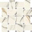 Del Conca Boutique С000461661 G3BO07INS_Intreccio HBO7 Calacatta Oro Shine 30x30 Mozaika 30x30 cm, Itálie, kalkata - fotografie 1