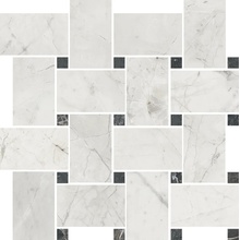 Del Conca Boutique С000407126 G3BO10INS_HBO10 Invisible Grey Intreccio Shine 30x30 Mozaik 30x30 cm, Italien, andre typer marmor - foto 1 - foto 1