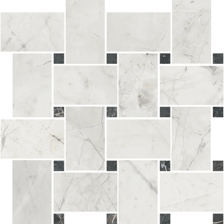 Del Conca Boutique С000407126 G3BO10INS_HBO10 Invisible Grey Intreccio Shine 30x30 Mosaic 30x30 cm, Italy, other types of marble - photo 1 Del Conca Boutique С000407126 G3BO10INS_HBO10 Invisible Grey Intreccio Shine 30x30 Mosaic 30x30 cm, Italy, other types of marble - photo 1