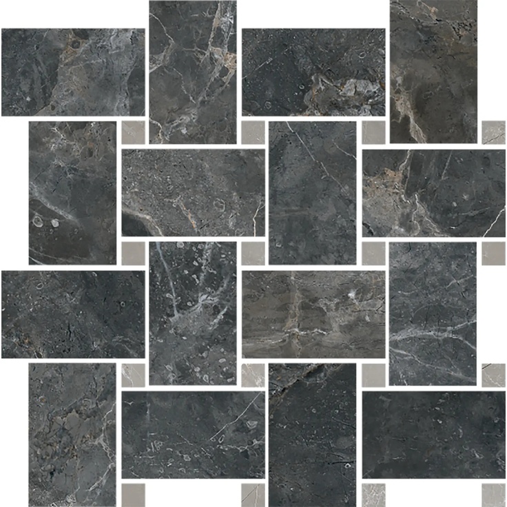 Del Conca Boutique С000407128 G3BO08INS_HBO8 Noisette Intreccio Shine 30x30 Mosaic 30x30 cm, Italy, other types of marble - photo 1 Del Conca Boutique С000407128 G3BO08INS_HBO8 Noisette Intreccio Shine 30x30 Mosaic 30x30 cm, Italy, other types of marble - photo 1