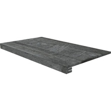 Del Conca Climb С000408454 G3CL08G_Gradone Lineare / HCL 8 NERO 33x60 Krok 33x60 cm, Itálie, břidlice (andesit) - fotografie 1 - foto 1