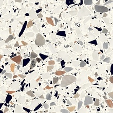 Del Conca Frammenti С000461606 20FR10MA_FR 10/BIANCO MACRO 20X20 posliinilaatta 20x20 cm, Italia, terrazzo - kuva 1 - kuva 1