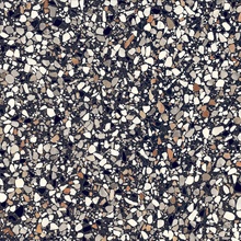 Del Conca Frammenti С000461604 20FR08MI_FR 08/NERO MICRO 20X20 posliinilaatta 20x20 cm, Italia, terrazzo - kuva 1 - kuva 1