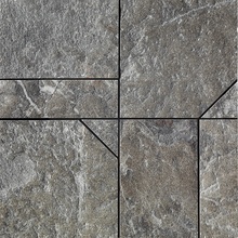 Del Conca Stone Edition С000545540 G3SE05MO_Breccia_grey_mosaic_hse_5_30x30 Mosaico 30x30 cm, Itália, outros tipos de pedra - foto 1 - foto 1