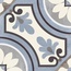 Del Conca Paris С000564475 20PR00SBA_Saint Germain Blu 20x20 porcelain tile 20x20 cm, Italy, hydraulic - photo 1