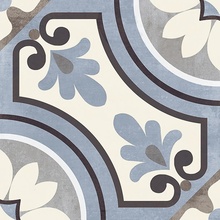 Del Conca Paris С000564475 20PR00SBA_Saint Germain Blu 20x20 gres porcelánový 20x20 cm, Itálie, imitace hydraulické dlaždice - fotografie 1 - foto 1
