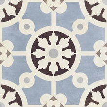 Del Conca Paris С000564476 20PR00YBA_Bercy Blu 20x20 gres porcelánový 20x20 cm, Itálie, imitace hydraulické dlaždice - fotografie 1 - foto 1