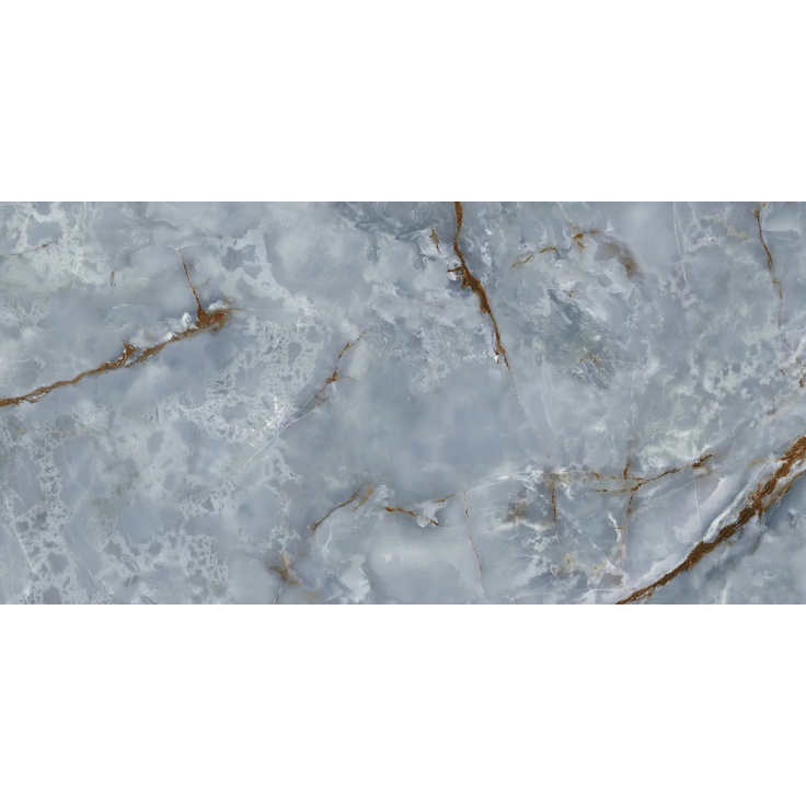 Del Conca Premiere С000580466 GCPM02S_HPM 2 Shine Rett Onice Azzurro 60x120 porcelain tile 60x120 cm, Italy, onyx - photo 1 Del Conca Premiere С000580466 GCPM02S_HPM 2 Shine Rett Onice Azzurro 60x120 porcelain tile 60x120 cm, Italy, onyx - photo 1