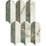 Del Conca Premiere С000580467 G3PM10MO_Papillon Paonazzo Shine 23x32 Mozaik 23x32 cm, Italien, amazonit - foto 1