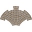 Del Conca Rockstar С000438625 GGRT18STR_ROCKSTAR Star Round HRT 18 Mosaic 84x136 cm, Italy, other types of stone - photo 1 Del Conca Rockstar С000438625 GGRT18STR_ROCKSTAR Star Round HRT 18 Mosaic 84x136 cm, Italy, other types of stone - photo 1