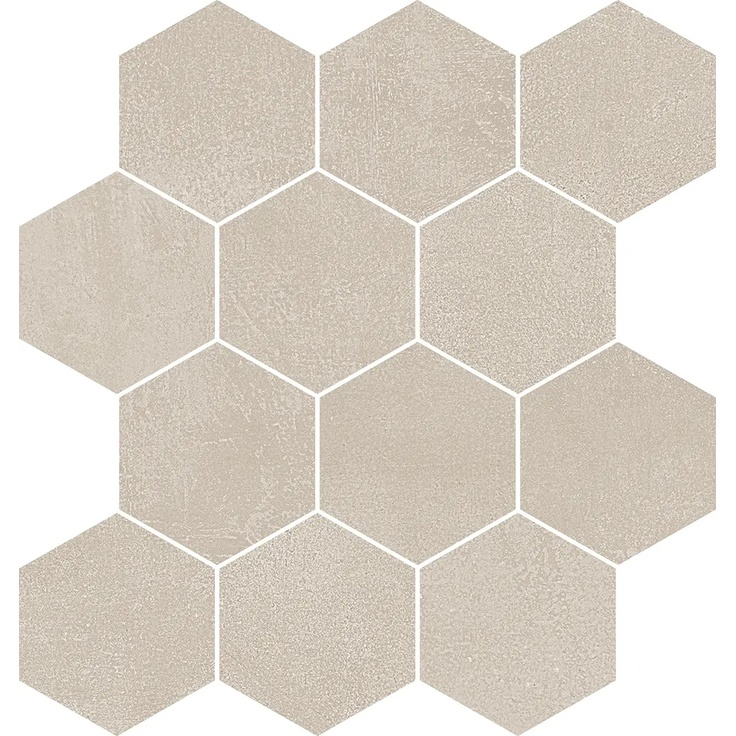 Del Conca Timeline С000481932 G3TL11ES_Esagoni Htl11 Beige_30x34 Mozaika 30x34 cm, Itálie, beton - fotografie 1 Del Conca Timeline С000481932 G3TL11ES_Esagoni Htl11 Beige_30x34 Mozaika 30x34 cm, Itálie, beton - fotografie 1