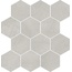 Del Conca Timeline С000631104 G3TL15ES_Esagoni HTL 15 Silver 30x34 Mosaic 30x34 cm, Italy, concrete look - photo 1