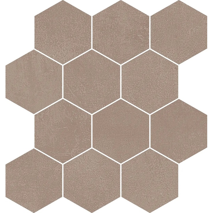 Del Conca Timeline С000481916 G3TL09ES_Esagoni Htl9 Taupe_30x34 Mosaic 30x34 cm, Italy, concrete look - photo 1 Del Conca Timeline С000481916 G3TL09ES_Esagoni Htl9 Taupe_30x34 Mosaic 30x34 cm, Italy, concrete look - photo 1