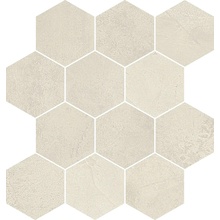 Del Conca Timeline С000481924 G3TL10ES_Esagoni Htl10 White_30x34 Mosaico 30x34 cm, Italia, sotto il calcestruzzo - foto 1 - foto 1