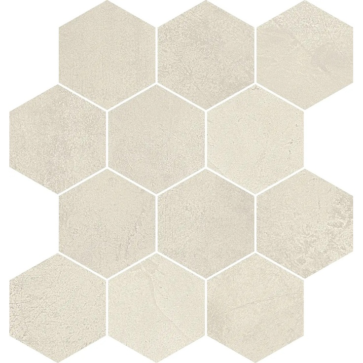 Del Conca Timeline С000481924 G3TL10ES_Esagoni Htl10 White_30x34 Mosaic 30x34 cm, Italy, concrete look - photo 1 Del Conca Timeline С000481924 G3TL10ES_Esagoni Htl10 White_30x34 Mosaic 30x34 cm, Italy, concrete look - photo 1