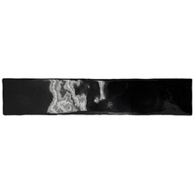 Dreamtile Handmade H.M Black glossy wall tile 5x25 cm, Spain - photo 1 - photo 1