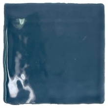 Dreamtile Handmade H.M Blue glossy wall tile 10x10 cm, Spain - photo 1 - photo 1