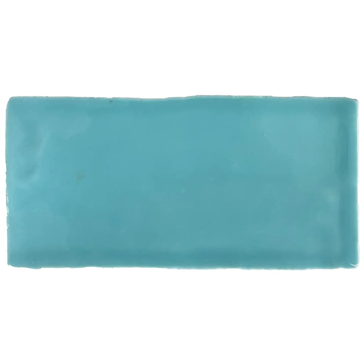 Dreamtile Handmade H.M Blue Tourquise glossy wall tile 7,5x15 cm, Spain - photo 1 Dreamtile Handmade H.M Blue Tourquise glossy wall tile 7,5x15 cm, Spain - photo 1