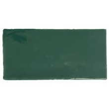 Dreamtile Handmade H.M Bottle Green glossy wall tile 7,5x15 cm, Spain - photo 1 - photo 1