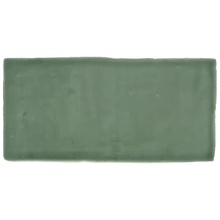 Dreamtile Handmade H.M Green glossy wall tile 7,5x15 cm, Spain - photo 1 - photo 1