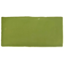 Dreamtile Handmade H.M Green Branch glossy wall tile 7,5x15 cm, Spain - photo 1 - photo 1