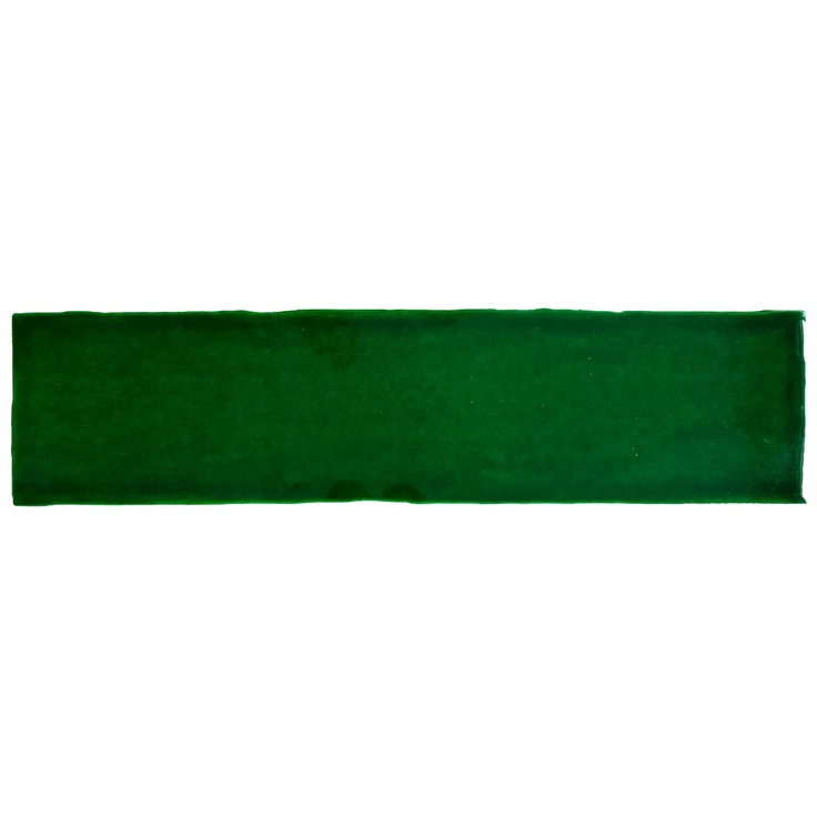 Dreamtile Handmade H.M Green Emerald glossy wall tile 7,5x30 cm, Spain - photo 1 Dreamtile Handmade H.M Green Emerald glossy wall tile 7,5x30 cm, Spain - photo 1