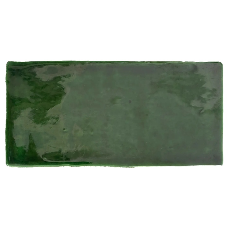 Dreamtile Handmade H.M Green Emerald glossy wall tile 7,5x15 cm, Spain - photo 1 Dreamtile Handmade H.M Green Emerald glossy wall tile 7,5x15 cm, Spain - photo 1