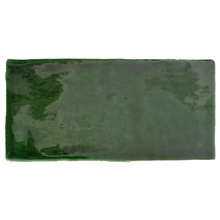 Dreamtile Handmade H.M Green Emerald glossy wall tile 7,5x15 cm, Spain - photo 1 - photo 1