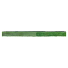Dreamtile Handmade BN GREEN EMERALD glossy bullnose Border 2,5x30 cm, Spain - photo 1 - photo 1