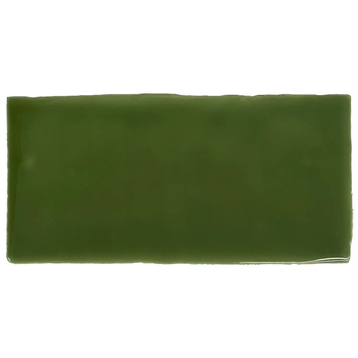 Dreamtile Handmade H.M Green Turtle glossy wall tile 7,5x15 cm, Spain - photo 1 Dreamtile Handmade H.M Green Turtle glossy wall tile 7,5x15 cm, Spain - photo 1