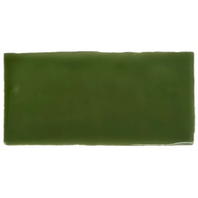Dreamtile Handmade H.M Green Turtle glossy wall tile 7,5x15 cm, Spain - photo 1 - photo 1