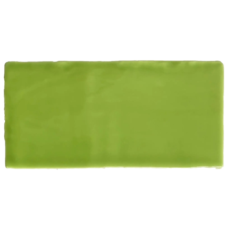 Dreamtile Handmade H.M Happy Green glossy vægflise 7,5x15 cm, Spanien - foto 1 Dreamtile Handmade H.M Happy Green glossy vægflise 7,5x15 cm, Spanien - foto 1
