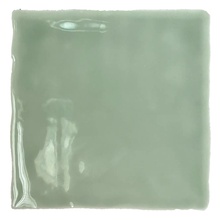Dreamtile Handmade H.M Light Green glossy wall tile 10x10 cm, Spain - photo 1 - photo 1