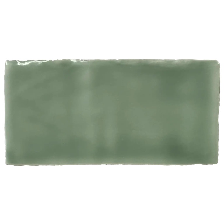 Dreamtile Handmade H.M Light Green glossy wall tile 7,5x15 cm, Spain - photo 1 Dreamtile Handmade H.M Light Green glossy wall tile 7,5x15 cm, Spain - photo 1