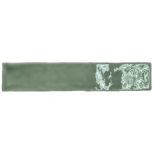 Dreamtile Handmade H.M Light Green glossy wall tile 5x25 cm, Spain - photo 1 - photo 1