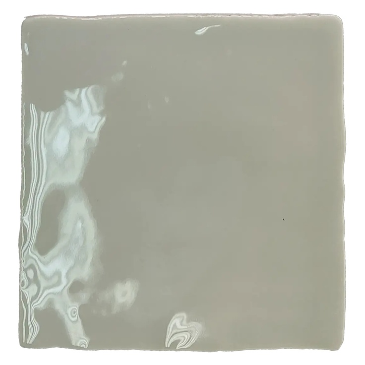 Dreamtile Handmade H.M Light Grey glossy wall tile 10x10 cm, Spain - photo 1 Dreamtile Handmade H.M Light Grey glossy wall tile 10x10 cm, Spain - photo 1