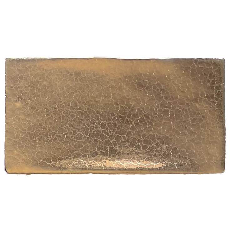 Dreamtile Handmade H.M Metallic Gold wall tile 7,5x15 cm, Spain, crackle - photo 1 Dreamtile Handmade H.M Metallic Gold wall tile 7,5x15 cm, Spain, crackle - photo 1