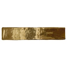 Dreamtile Handmade H.M Metallic Gold wall tile 5x25 cm, Spain, crackle - photo 1 - photo 1