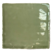 Dreamtile Handmade H.M Olive Green glossy wall tile 10x10 cm, Spain - photo 1 - photo 1